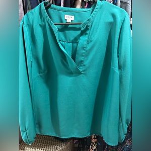 Green J.Crew top